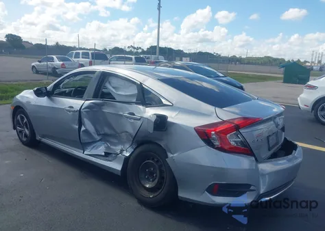 2019 Honda Civic Lx z USA, uszkodzony, nr VIN 19XFC2F67KE014352